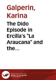 The Dido Episode in Ercilla's 