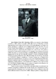  Joan Teixidor (Olot, 1913 - Barcelona, 1992) [Semblanza]