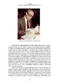 Jordi Arbonès i Montull (Barcelona, 1929 - Buenos Aires, 2001) [Semblanza]