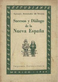 Sucesos y diálogo de la Nueva España