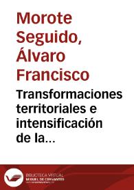 Transformaciones territoriales e intensificación de la demanda de agua urbano-turística en la provincia de Alicante 