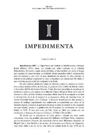Impedimenta (2007 - ) [Semblanza]