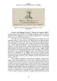Francisco Luis Compañel (A Graña, ¿? - Santiago de Compostela, 1832) [Semblanza]