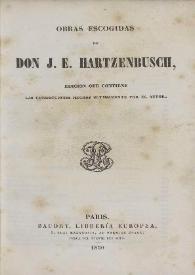 Obras escogidas de don J. E. Hartzenbusch