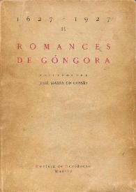 Romances de Góngora