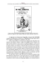 Imprenta de la Rechenerasió Tipográfica de Ignacio Boix (1859-1860) [Semblanza]