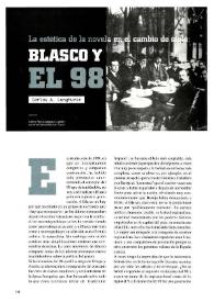 La estética de la novela en el cambio de siglo: Blasco y el 98 