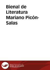 Bienal de Literatura Mariano Picón-Salas