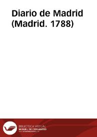 Diario de Madrid (Madrid. 1788)