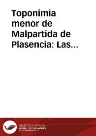 Toponimia menor de Malpartida de Plasencia: Las Dehesas.