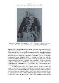Lázaro María Pérez (Cartagena, 1822 - Vichy, 1892) [Semblanza]