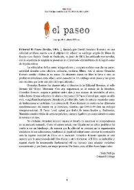 Editorial El Paseo (Sevilla, 2016-) [Semblanza]