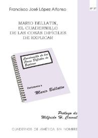 Mario Bellatin, el cuadernillo de las cosas difíciles de explicar