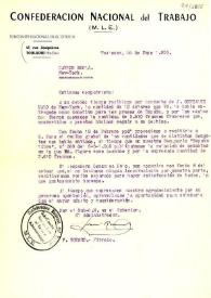 Carta de Francisco Romero, administrador del Sub-Comité en el Exterior del M.L.E. a Carlos Esplá. Toulouse, 26 de mayo 1955