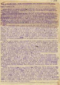 Carta de Fernando Valera a varios correligionarios suyos residentes en varios países. París, 16 de octubre de 1948