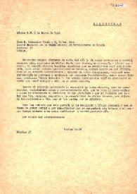 Carta de Carlos Esplá al Comité Nacinal de la Unión General de trabajadores de España. México (D. F.), 6 de marzo de 1941