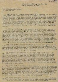Carta de Carlos Esplá a Indalecio Prieto. 19 de febrero de 1948