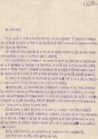 Carta de Julio Álvarez del Vayo al Presidente de las Cortes. París, 28 de junio de 1950