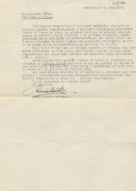 Carta de Ramón Liarte a Carlos Esplá. Toulouse, 26 de mayo de 1955