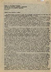 Carta de Josep Tarradellas a Manuel de Irujo. París, 28 de agosto de 1946
