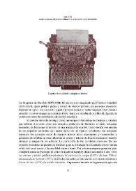La Máquina de Escribir (1977-1984) [Semblanza]