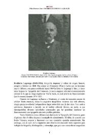 Desiderio Lagrange (1849-1926) [Semblanza]