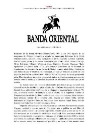 Ediciones de la Banda Oriental [editorial] (Montevideo, 1961- ) [Semblanza]