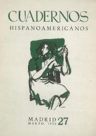 Cuadernos Hispanoamericanos. Núm. 27, marzo 1952