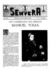 Senyera : boletín mensual de la Casa Regional Valenciana. Núm. 14, 25 de noviembre de 1954
