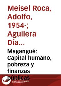 Magangué: Capital humano, pobreza y finanzas públicas