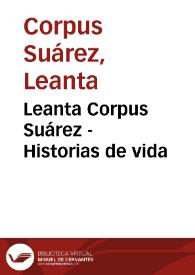 Leanta Corpus Suárez - Historias de vida