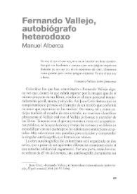 Fernando Vallejo, autobiógrafo heterodoxo