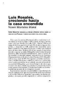 Luis Rosales, creciendo hacia 