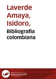 Bibliografía colombiana