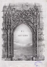 El Artista (Madrid. 1835). Tomo I, 5 de enero de 1835