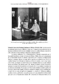 Editorial Universidad Nacional Autónoma de México (UNAM) (1910- ) [Semblanza]