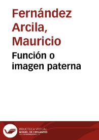 Función o imagen paterna
