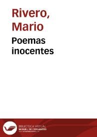 Poemas inocentes