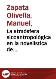 La atmósfera sicoantropológica en la novelística de Juan Rulfo
