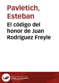 El código del honor de Juan Rodríguez Freyle