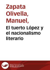 El tuerto López y el nacionalismo literario