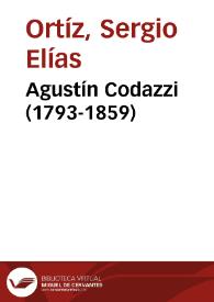 Agustín Codazzi (1793-1859)