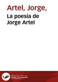 La poesía de Jorge Artel