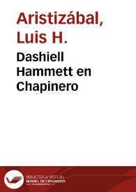 Dashiell Hammett en Chapinero