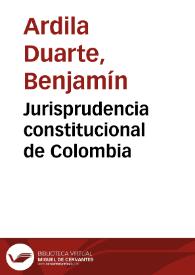 Jurisprudencia constitucional de Colombia