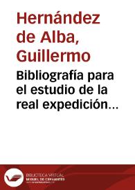 Bibliografía para el estudio de la real expedición botánica del Nuevo Reino de Granada y su época