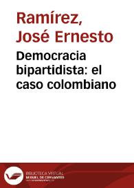 Democracia bipartidista: el caso colombiano