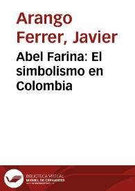 Abel Farina: El simbolismo en Colombia