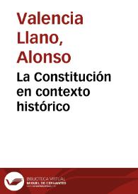 La Constitución en contexto histórico