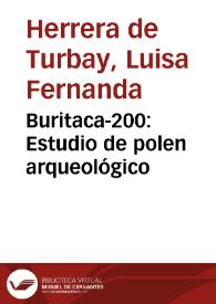 Buritaca-200: Estudio de polen arqueológico